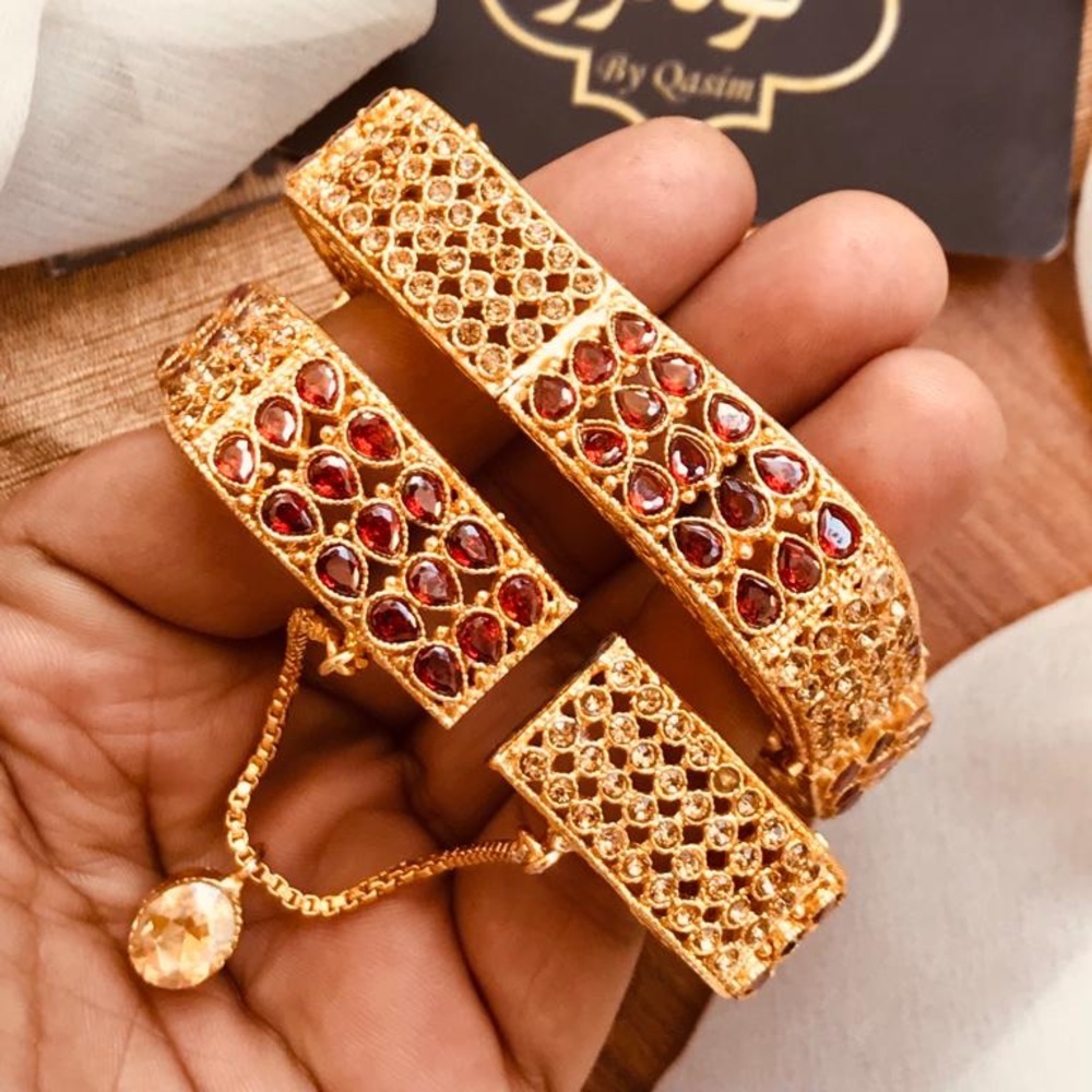 AD stone openable bangles
